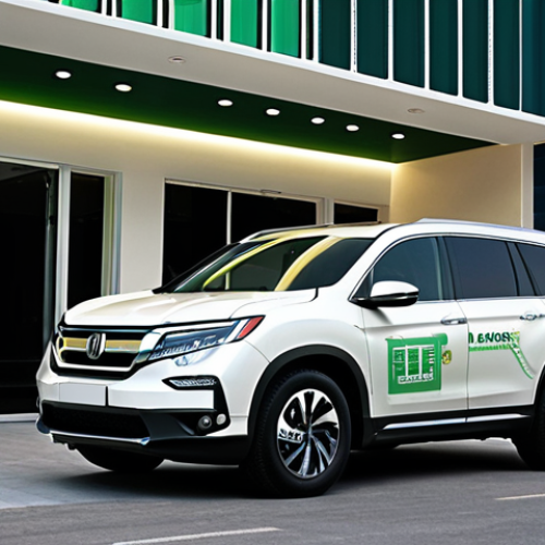 **Prompt 1: "The Dream and the Dilemma"**
    A happy Arab individual stands proudly beside a brand new, gleaming Honda Pilot Hybrid, parked in front of a modern, upscale building in a bustling Gulf city. The car's sleek design and green accents highlight its efficiency and environmental appeal. Above the car, or as a subtle overlay, visualize a transparent, almost ethereal sphere containing intricate electronic circuits, a high-voltage battery, and a rising graph of costs, representing the "hidden insurance premiums" that cause a slight thoughtful or concerned expression on the owner's face, contrasting with their initial excitement. The lighting is bright and optimistic, but with a hint of contemplative shadow.