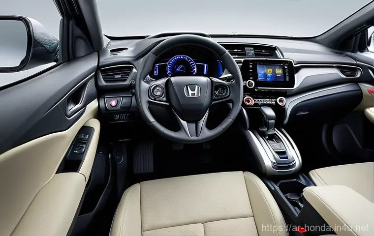 혼다 HR V 하이브리드 출시 소식 - A sleek, modern Honda HR-V e:HEV SUV, showcasing its bold front grille and elegant, flowing lines. T...
