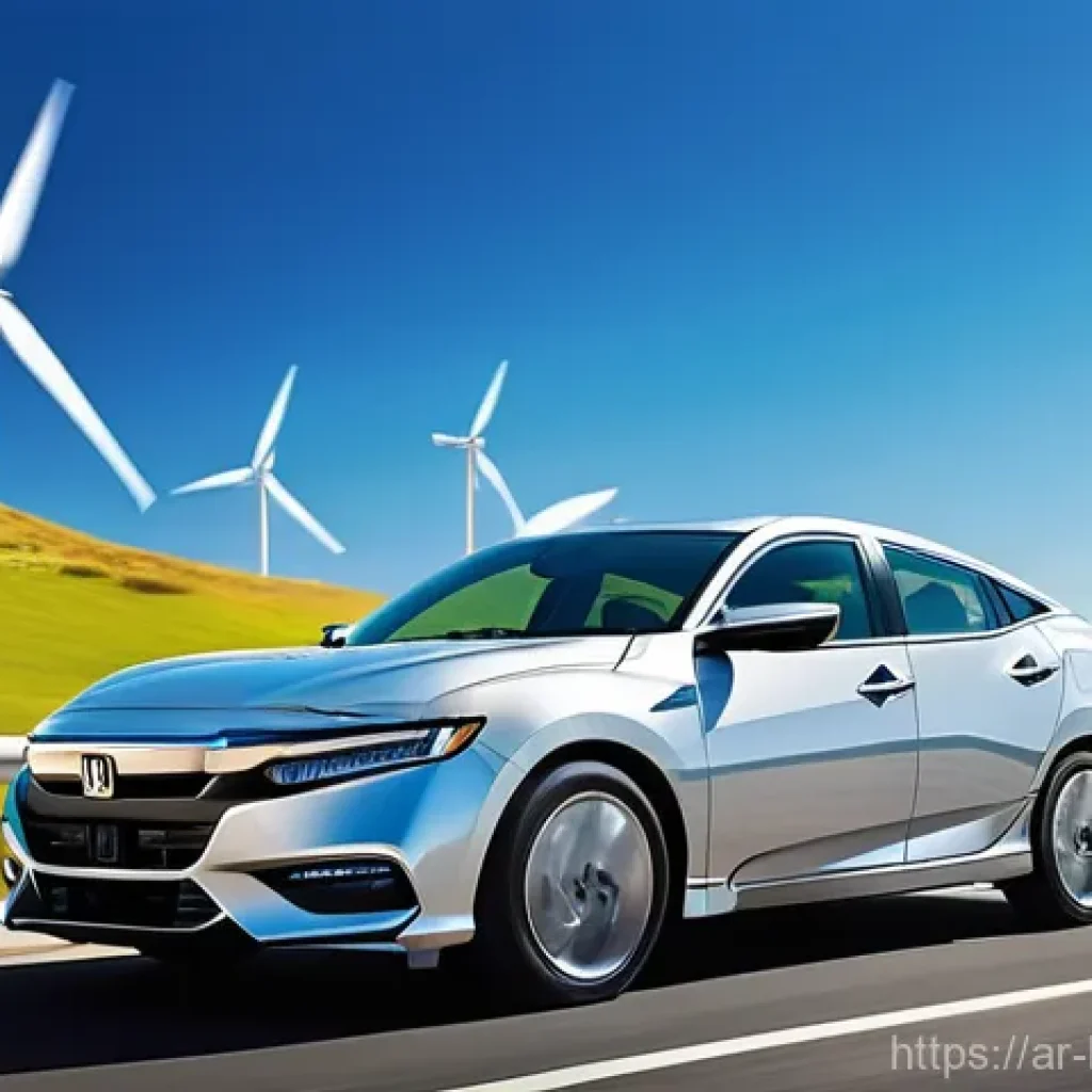 혼다 인사이트 하이브리드 유지비 분석 - **Prompt:** A pristine, metallic silver Honda Insight Hybrid gracefully navigating a winding coastal...